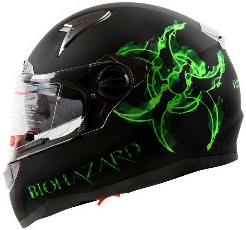 Bio-hazard Full Face Motorcycle Helmet