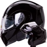 Dual Visor Modular Flip up Motorcycle Helmet