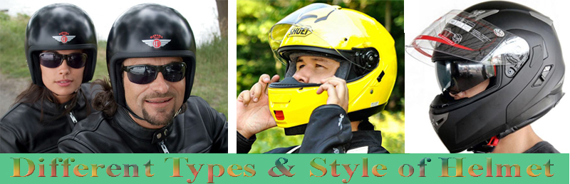 motorcycle helmet types & Style